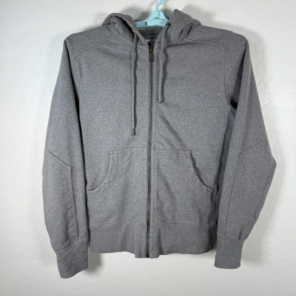 American Giant Hoodie Mens Small Gray Heavyweight‎ Outdoor Work Wear Full Zip